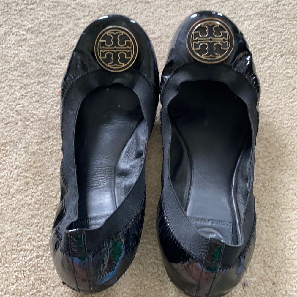 Tory Burch Black Slip Ons